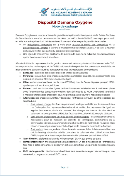 Damane oxygène