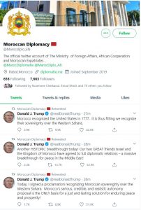 Donald Trump reconnaît la marocanité du Sahara 2 trump sahara