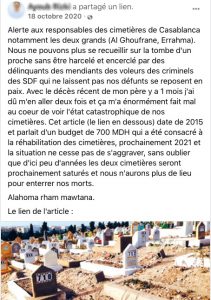 cimetières au Maroc 