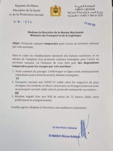 reprise liaisons maritimes maroc espagne