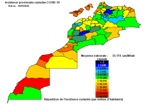 131 semaines de Covid : taux de progression redescendu sous l’unité à Casablanca 8 F7